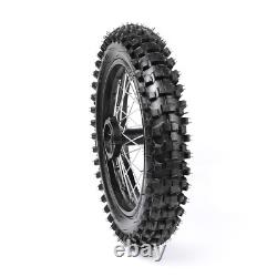 Front 70/100- 17 & Rear 90/100-14 Wheel Rim Knobby Axle Pit Trail Dirt Bike ATV