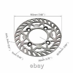 Front 70/100-17''+Rear 90/100-14'' Wheel Tire Rim Disc Rotors Pitpro Dirt Bike
