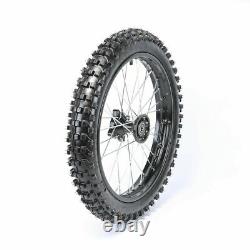 Front 70/100-17''+Rear 90/100-14'' Wheel Tire Rim Disc Rotors Pitpro Dirt Bike
