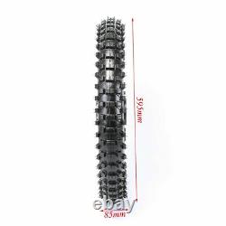 Front 70/100-17''+Rear 90/100-14'' Wheel Tire Rim Disc Rotors Pitpro Dirt Bike