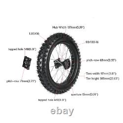 Front 70/100-19 + Rear 90/100-16 Tire Rim Wheel For Dirt Pit Bike CR85RB