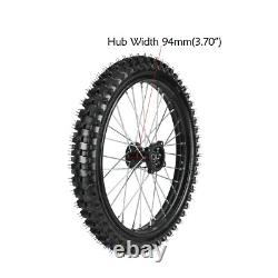 Front 70/100-19 + Rear 90/100-16 Tire Rim Wheel For Dirt Pit Bike CR85RB