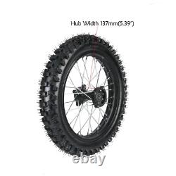 Front 70/100-19 + Rear 90/100-16 Tire Rim Wheel For Dirt Pit Bike CR85RB