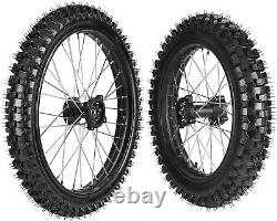 Front 70/100-19 & Rear 90/100-16 Tire Rim Wheels For Dirt Pit Bike Yamaha TTR125