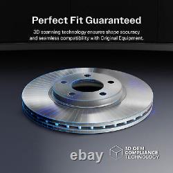 Front Brake Rotor Pair For 1999-2007 Ford E-350 Super Duty With Dual Rear Wheels