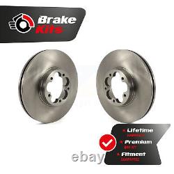 Front Brake Rotors Pair For 2015-2023 Ford Transit-350 HD With Dual Rear Wheels