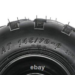 Front Rear 145x70-6 145/70-6 Tire On Rim Wheel Mini Bike ATV Go Kart 110 125cc