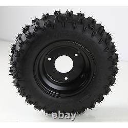 Front Rear 4.10-6 Tire Rim Assembly 3 Stud Wheel Hubs for Go Kart Quad ATV Buggy