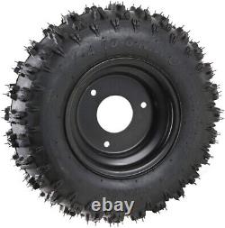 Front Rear 4.10-6 Tire Rim Wheel Assembly for Go Kart ATV Quad Bike 4 Wheelers