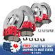 Front + Rear Brake Calipers And Rotors + Ceramic Pads For Dodge Ram 2500 3500