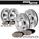 Front + Rear Brake Disc Rotors Ceramic Pads For 2005 2006 Pontiac GTO Base Coupe