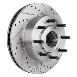 Front & Rear Brake Disc Rotors For Ford F-350 Super Duty 2007 2008 2009-2012