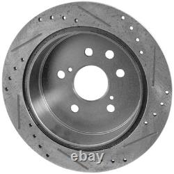 Front & Rear Brake Disc Rotors For Lexus IS250 2006 2007 2008 2009 2010-2015