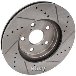 Front & Rear Brake Disc Rotors For Lexus IS250 2006 2007 2008 2009 2010-2015