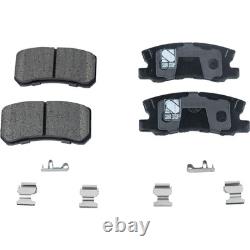Front & Rear Brake Disc Rotors and Pads Kit For 2001-2006 Mitsubishi Montero