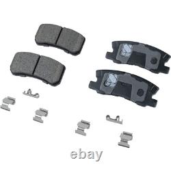 Front & Rear Brake Disc Rotors and Pads Kit For 2001-2006 Mitsubishi Montero