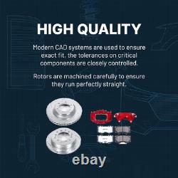 Front & Rear Brake Disc Rotors and Pads Kit For 2001-2006 Mitsubishi Montero