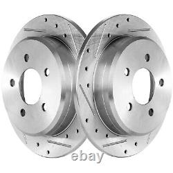 Front & Rear Brake Disc Rotors and Pads Kit For Ford Ranger 1998 1999 2000-2002