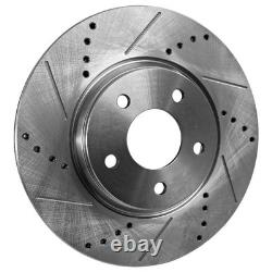 Front & Rear Brake Disc Rotors and Pads Kit Sedan for Nissan 370Z INFINITI G37