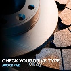 Front & Rear Brake Disc Rotors and Pads Kit for F150 Truck Ford F-150 Heritage