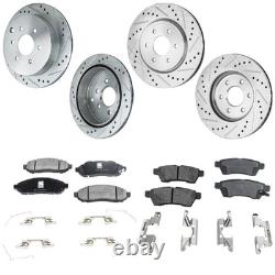 Front & Rear Brake Disc Rotors and Pads Kit for Nissan Frontier Xterra Equator