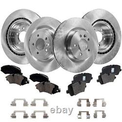 Front & Rear Brake Disc Rotors and Pads Kit for Range Rover Land Sport 2014-2017