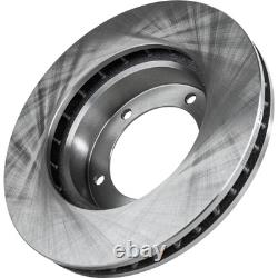 Front & Rear Brake Disc Rotors and Pads Kit for Toyota Land Cruiser Lexus LX470