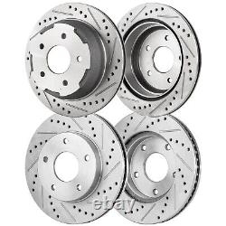 Front & Rear Brake Disc Rotors for Chevy GMC Jimmy Chevrolet Blazer Sonoma 2004