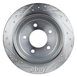 Front & Rear Brake Disc Rotors for F150 Truck Ford F-150 Heritage Blackwood 2002