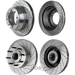 Front & Rear Brake Disc Rotors for F250 Truck F350 Ford F-250 Super Duty F-350