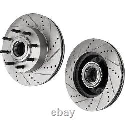 Front & Rear Brake Disc Rotors for F250 Truck F350 Ford F-250 Super Duty F-350