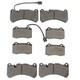 Front & Rear Brake Pads Set Compatible with 2014-2021 Maserati Ghibli S, Sq4