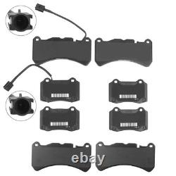 Front & Rear Brake Pads Set Compatible with 2014-2021 Maserati Ghibli S, Sq4