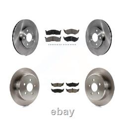 Front Rear Brake Rotor Ceramic Pad Kit For Neon Plymouth Dodge With 5 Lug Wheels