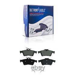 Front & Rear Brake Rotors + Brake Pads for Ford Escape Transit Connect Brakes