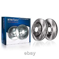 Front Rear Brake Rotors + Ceramic Pad Wheel Hub Bearing for 06-10 Ford Explorer