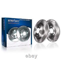 Front Rear Brake Rotors + Ceramic Pad Wheel Hub Bearing for 06-10 Ford Explorer