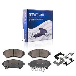 Front & Rear Brake Rotors + Ceramic Pads Wheel Hub Bearing for Buick LeSabre 2WD