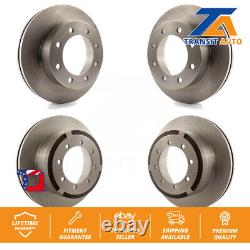 Front Rear Brake Rotors Kit For 2013 Ford F-350 Super Duty With Dual Wheels