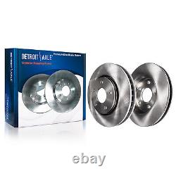 Front & Rear Brake Rotors + Pads Wheel Hub Bearing for 07-12 Nissan Altima 2.5L