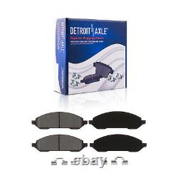 Front & Rear Brake Rotors + Pads Wheel Hub Bearing for 07-12 Nissan Altima 2.5L