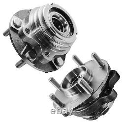 Front & Rear Brake Rotors + Pads Wheel Hub Bearing for 07-12 Nissan Altima 2.5L