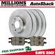 Front & Rear Brake Rotors & Pads for 2005-2012 Mazda 3 2010 2012 Mazda 3 Sport