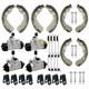 Front Rear Brake Wheel Cylinders All 4 for Kawasaki KAF300 Mule 500 520 550 UTV