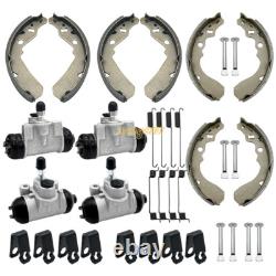 Front Rear Brake Wheel Cylinders All 4 for Kawasaki KAF300 Mule 500 520 550 UTV