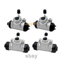 Front Rear Brake Wheel Cylinders All 4 for Kawasaki KAF300 Mule 500 520 550 UTV