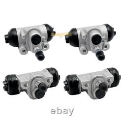 Front Rear Brake Wheel Cylinders All 4 for Kawasaki KAF300 Mule 500 520 550 UTV