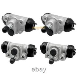 Front Rear Brake Wheel Cylinders All 4 for Kawasaki KAF300 Mule 500 520 550 UTV