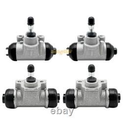 Front Rear Brake Wheel Cylinders All 4 for Kawasaki KAF300 Mule 500 520 550 UTV