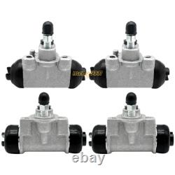 Front Rear Brake Wheel Cylinders All 4 for Kawasaki KAF300 Mule 500 520 550 UTV